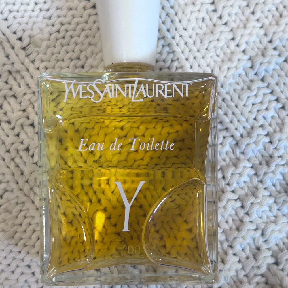 Vintage Yves Saint Laurent Vintage 1970s Y Eau de Toilette.  90 degrees. 4 ounce